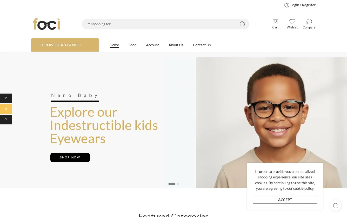 Foci live website